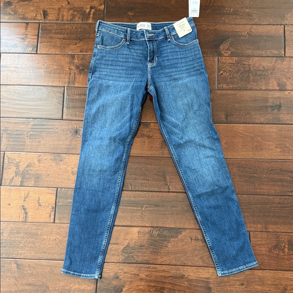 abercrombie kids blue denim jeans Skinny